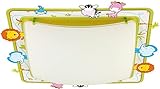 Dalber 63116 Little Zoo Decken/Wandlampe, Metall, gelb, 44 x 44 x 75 cm - 2