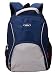 Cosmus MOSCOW Navy Blue & Light Grey Laptop Backpack 30L Black Polyester Bag RS.599.00