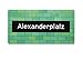 Produktbild Magnet / Kühlschrankmagnet Nr8003 von tom bäcker ++ BERLIN ++ ALEXANDERPLATZ ++ U-Bahnhof - U-Bahn-Station - U8 - U5 - U2