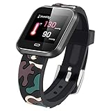 DJym Fitness Tracker, Activity Tracker Watch with Sleep Monitor, Step Counter, Calorie Counter, Waterproof Pedometer Watch Smart acelet for Kids Women Men,d