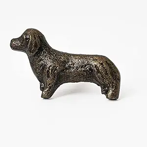 Decokrafts Set of 2 Metal Dog Animal Shape for Kids Room Kitchen Cabinet Cupboard Door Knobs Dresser Wardrobe and Drawer Pull