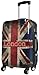 Produktbild Koffer Union Jack Größe XL Carbon / Polycarbonat Hartschale Reisekoffer Trolley Case Fa. Bowatex