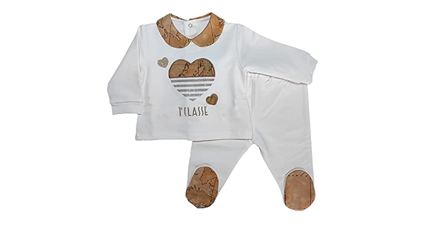 alviero martini 1a classe Completo Neonata 0 3 Mesi Tutina Femmina  Invernale Caldo Cotone Bambina Pagliaccetto Bimba Divertente Particolare  Morbido Colore : Panna/Geo Istituzionale Taglia : 3 M : Amazon.it:  Abbigliamento