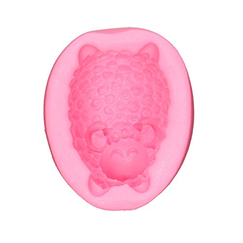 KING DO WAY Schaf silikon Soap Schimmel Formenbau Seifenform für DIY Handgemachte Seife Bath Bomb - 3
