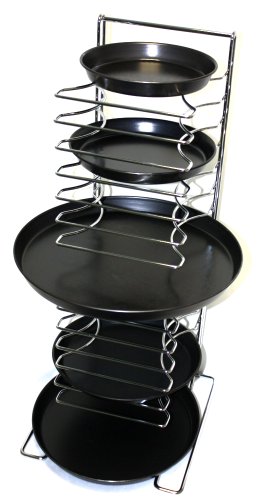 Pizzablechhalter mit 16 Auflagen - 2