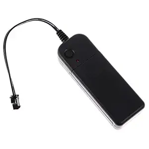 GlobalNiche EL Wire Driver EL Wire Inverter Battery Operated for Electroluminescent Wire