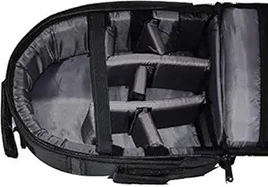 Priyam DSLR SLR Camera & Lens Shoulder Backpack Camera Bag (Black) for All Camera Bags