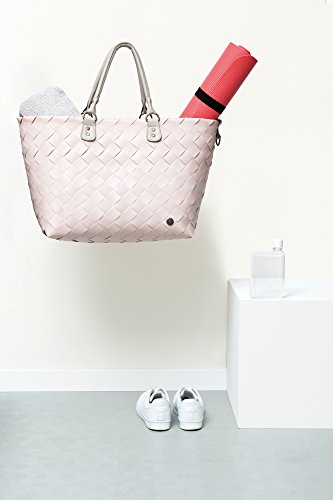 Handed By – Shopper Tasche – Einkaufskorb – Saint-Tropez – Farbe: Nude – 36 x 43 x 24 cm - 2