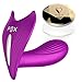Produktbild DANHUAI Silikon Vibrator Vibratoren für sie Klitoris und G-punkt mit Kabellos Fernbedienung vibrierendes Wasserdicht Klitoris Massagegerät - beste Geschenk für Frauen und Paare (lila)