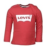 Levi's Kids Baby-Jungen T-Shirt Tee NM10104, Rot (Vermilion 36), 3-6 Monate (Herstellergröße: 6M)