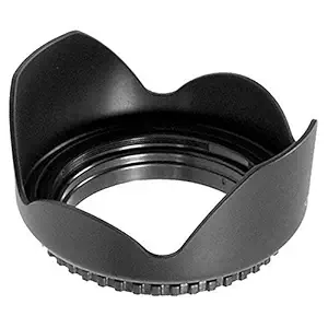 Hanumex 58mm Lens Hood Screw Mount Petal Crown Flower Shape for Canon eos rebel 1000D 1100D 550D 600D 60D 650D 18-55MM 55-250MM LENS