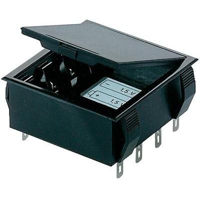 Preisvergleich Produktbild Bopla Batteriefach BE60 2x9V-Block / 4xMignon(AA)