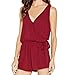 Produktbild MOIKA Damen Jumpsuit, New Damen Ärmelloses V-Neck Jumpsuit Outfit Shirt BluseM,Rot