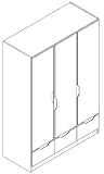 Geuther – 3-teiliger Kleiderschrank Fresh, bunt - 2