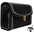 THE BIKERZ Faux Leather | Side Bag For Motorcycle | Universal Side Bag/Saddle/Travel Bag/Carrier For All Type Of Bikes (Black)
