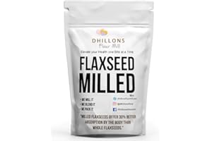 Milled Flaxseed 1kg From Dhillons Flour Mill | Great in shakes and for baking | UK Milled | GMO Free | Clean ingredients