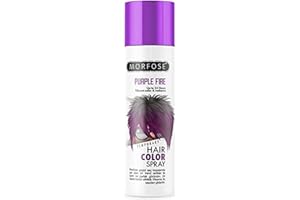 Morfose Purple Fire Temporary Hair Color Spray 150 ml – Spray Colorante Temporaneo Per Capelli Color Viola
