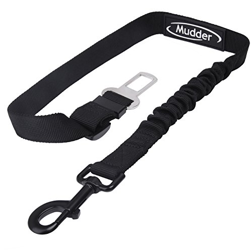 Preisvergleich Produktbild Mudder Hund Sicherheitsgurt Haustier Hund Sicherheitsgurt Verstellbare Sicherheitsleine Auto-Verbindungsgurt mit Nylongewerbe Bungee-Puffer Für Schockdämpfung