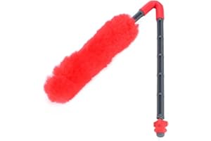 Eulbevoli Paintball Barrel Maid Swab/Squeegee,Paintball Barrel Swab Squeegee Cleaner,Paintball Barrel Maid Swab,Wool Paintball Barrel Maid Squeegee Cleaner,Single Folding Swab,for Cleaning