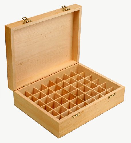 Quinessence 48 x 10ml Space Storage Box Natural Finish