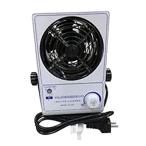 WorldCare SL-001 Electric Small Powerful Desktop Ionizing Air Blower ESD Ionizer Air One Fan Blower Static Eliminate Equipment Color SL-001 Plug Type AU235544 | Pack of 1