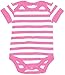 Produktbild 0 - 3 Monate Quality pink Body Mädchen rosa Kleinkind Kind Kids Body Bodysuit sweet stripes streifen wäsche Unterwäsche