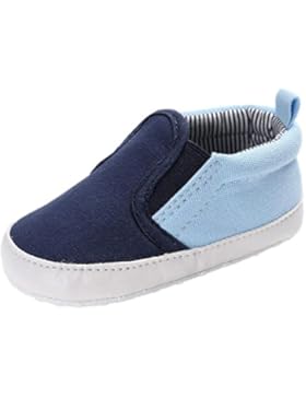Babyschuhe, Huhu833 aby Mädchen Jungen Streifen Canvas Schuhe Sneaker Anti Rutsch Schuhe
