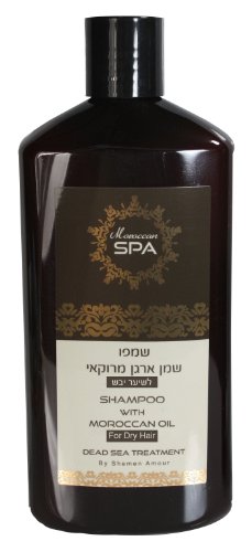 Shemen Amour Totes Meer Mineralien Natürliche Moroccan Argan Oil Shampoo für trockenes Haar - Enthält authentische Arganöl & Dead Sea Minerals - behandelt Frizz, Sprödigkeit und Spliss - Tief feuchtigkeitsspendend und pflegend 500ml
