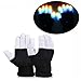 Produktbild Geschenke für Mädchen ab 8 -12 Jahre, DMbaby Weihnachtsgeschenke für Kinder LED Blinklicht Bunte Rave Handschuhe DM03