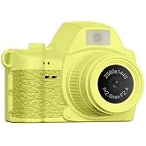 Torima Dijital Fotoğraf Makineleri Video Mini Kamera 2K Video 128GB Destekli CMR42 Sarı