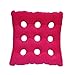 Produktbild Wei-d Quadratisches Loch Luftpolster PVC aufblasbare Rollstuhlkissen Medical Rollstuhl Sitz Matratze Anti Dekubitus verhindern deellenus ideal für längere sitzen mit Pumpe , Red