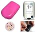 Produktbild ZENXEAY Schutzhülle, Display und Sensor Sticker Set für Freestyle Libre 1 & 2 Blutzucker Messgerät, 5 teilig PINK