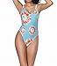 Produktbild homee Bademode - Sommer Western Frau Gedruckt Bademode Strand Digital Print Backless Badeanzug,Im Bild,XL