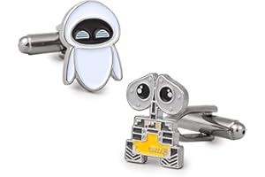 Gemelolandia | Gemelos para Camisa Wall E y Eva Gemelos Originales Para Camisas | Para Hombres y Niños | Regalos Para Bodas, Comuniones, Bautizos y Otros Eventos