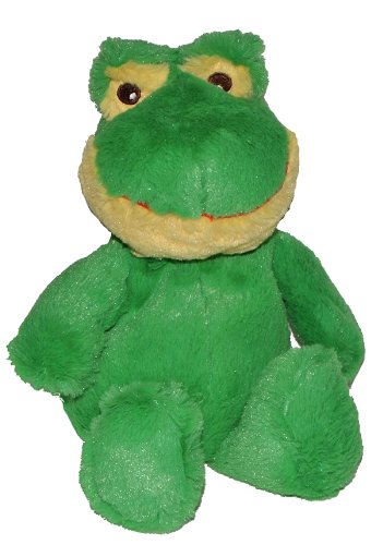 Preisvergleich Produktbild Lavendelkissen / Weizenkissen - " lustiger Frosch " - 33 cm - für Wärme - Wärmekissen Heizkissen Körnerkissen Tier Kinder Lavendelduft - Kinderwärmekissen / Baby