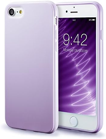 iPhone 7 Case, technext020 Shockproof Ultra Slim Fit Silicone iPhone 7 Cover TPU Soft Gel Rubber Cover Shock Resistance Protective Back Bumper for iPhone 7 Lavender