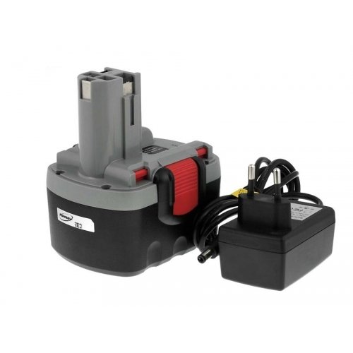 Akku für Bosch Bohrschrauber PSR VE-2 O-Pack Li-Ion inkl. Ladegerät, 14,4V, Li-Ion