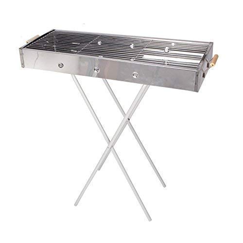 Tesler Portable Combined Charcoal Barbeque Grill, (BBQ)