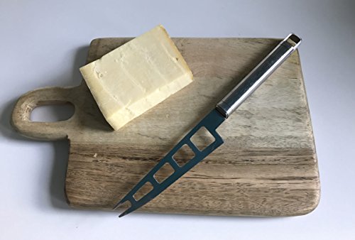 LS Design Holz Schneidebrett Tranchierbrett Mangoholz Griff Schneidbrett Massiv Brotschneidbrett - 5