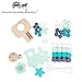 Produktbild Mamimami Home DIY Krankenpflege Halskette Zahnen Perlen Silikon Armband Baby Teether Zug Schnuller-Clips Krankenschwester Charms