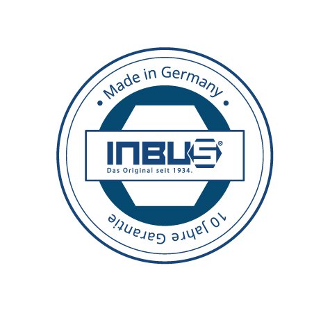 INBUS® 70136 Inbusschlüssel Set Klapphalter 6tlg. 2,5-8mm | Made in Germany | Innensechskant-Schlüssel | Winkel-Schlüssel | metrisch | Fahrradwerkzeug - 4
