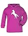Horse Baby/kids Hoodie Cerise & White 2 - 3 Years