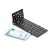 Produktbild LeaningTech EC Technologie Drahtloser Faltbare Bluetooth Tastatur Mini Aluminium dreifache Falte für Windows PC, Tablet, Smartphone