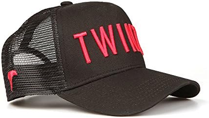 Twinzz - Mesh Trucker Cap, Black/Red, OS