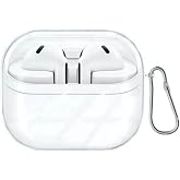 Nanospace Samsung Galaxy Buds3 - Samsung Galaxy Buds3 Pro İle Uyumlu Kılıf Kancalı Yıkanabilen Silikon Kılıf Şeffaf