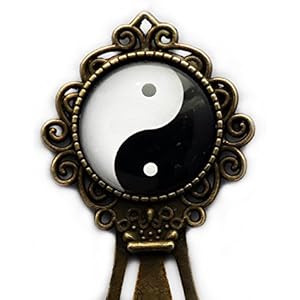 Yin Yang White Black Balance Yin Yang Weiß Schwarz Lesezeichen