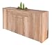 Produktbild Inter Link Kommode Sideboard Anrichte Mehrzweckschrank Stauraumschrank MDF Wildeiche Nachbildung