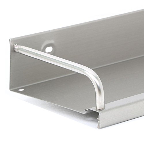 Yahee Küchenregal Gewürzregal Edelstahlregal Gewürzständer Edelstahl 60 X 12 X 5,2 cm silber - 9