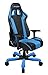 Produktbild DXRacer Gaming Sessel, Lederimitat, schwarz / blau, 93 x 73.5 x 37.3 cm