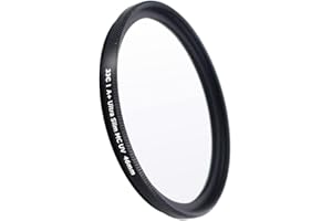 JJC Filtro UV de 46 mm, Ultra Delgado, Multicapa, Protección Ultravioleta, Filtro para Lente Nikon Olympus Sigma con Rosca de 46 mm